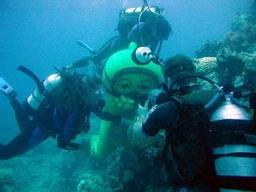 Gachapin Japan - Australian underwater shoot