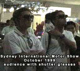 audience with shutter glasses